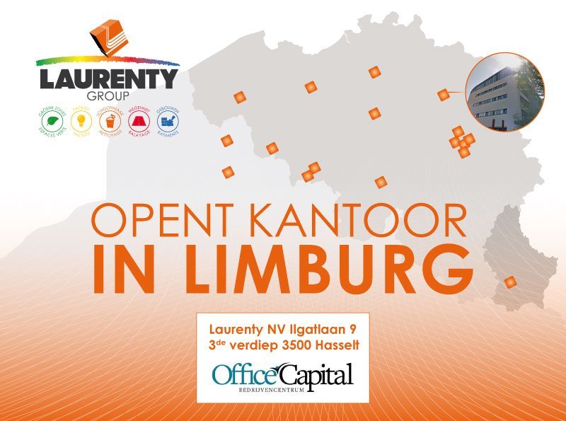 Laurenty opent een nieuw kantoor in Hasselt !