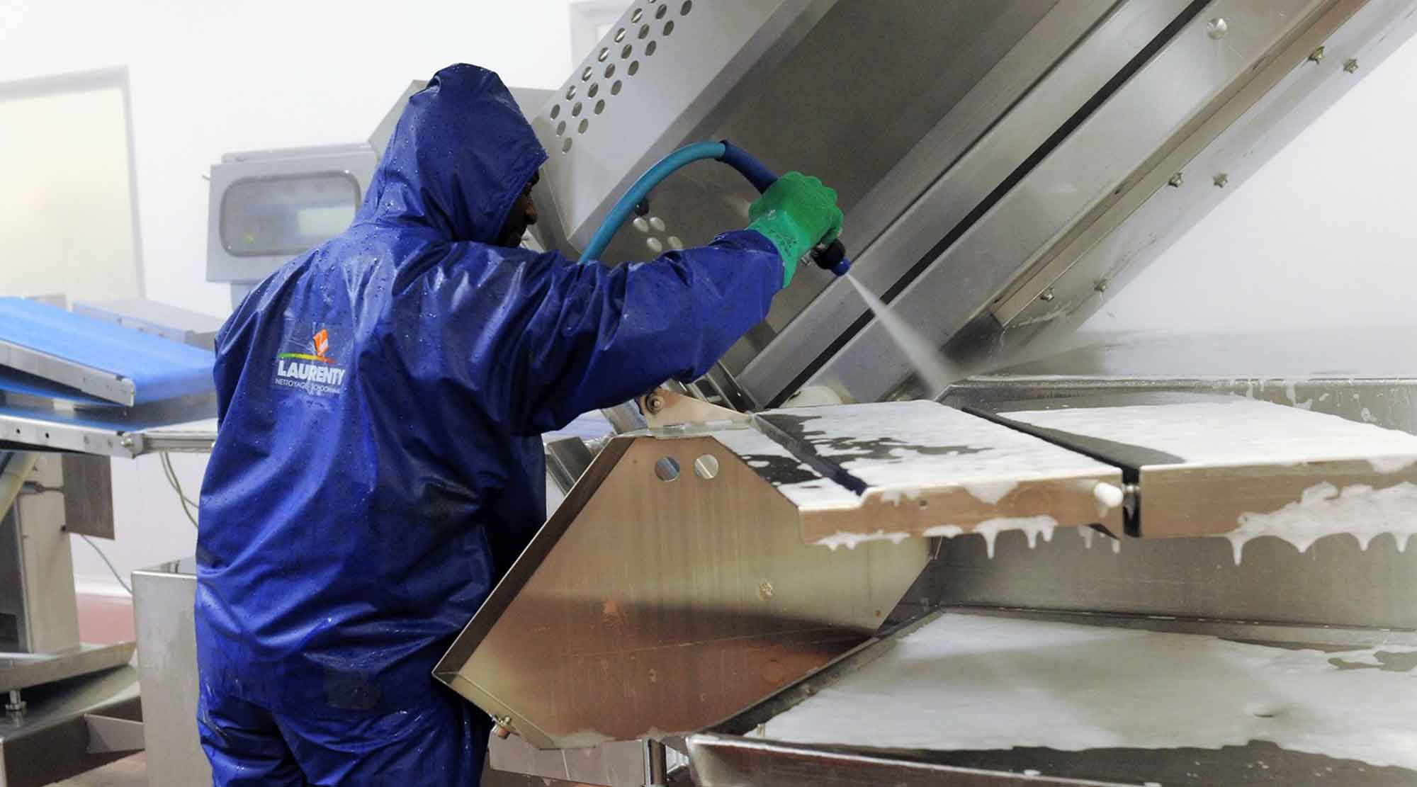 Nettoyage en milieu agroalimentaire